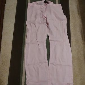 Rampage pink linen wide leg pants
